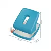 Leitz Cosy Locher 2-fach 30 Blatt, 30 Blätter, Blau, Kunststoff, 8 cm, 5,5 mm, A4