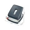 Leitz Cosy Locher 2-fach 30 Blatt, 30 Blatt, Schwarz, Kunststoff, 8 cm, 5,5 mm, A4, A5, A6, Folio, US-Quart, 8 x 8 x 8 cm