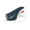 Leitz 56450089 Heftgerät Flachheftung Schwarz