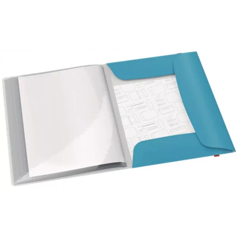 Leitz Cosy Mobile Display Book Plus, Blau, Polypropylen (PP), 20 Hüllen, Hochformat, A4, 231 mm