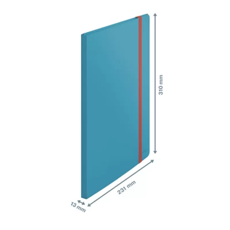 Leitz Cosy Mobile Display Book Plus, Blau, Polypropylen (PP), 20 Hüllen, Hochformat, A4, 231 mm