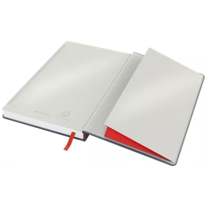 Leitz Cosy Notebook Soft Touch kariert mit Hardcover, Monochromatisch, Schwarz, A5, 80 Blatt, Matt, 100 g/m²