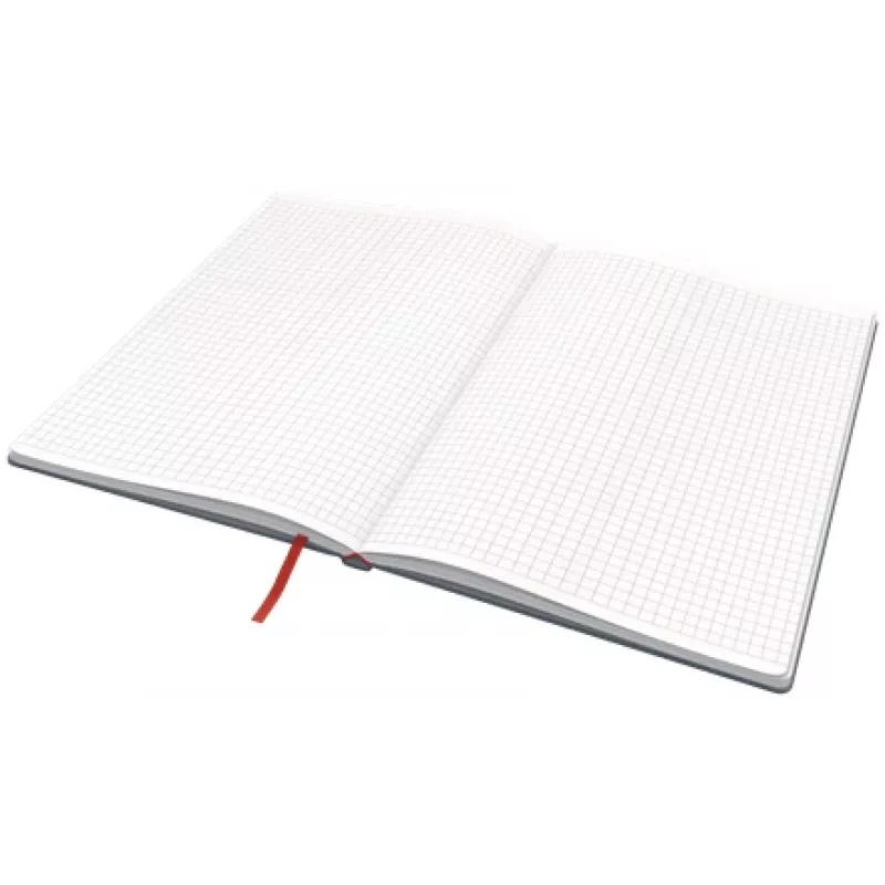 Leitz Cosy Notizbuch Soft Touch kariert mit Hardcover, monochromatisch, Schwarz, B5, 80 Blatt, Matt, 100 g/m²