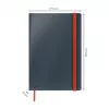 Leitz Cosy Notizbuch Soft Touch kariert mit Hardcover, monochromatisch, Schwarz, B5, 80 Blatt, Matt, 100 g/m²
