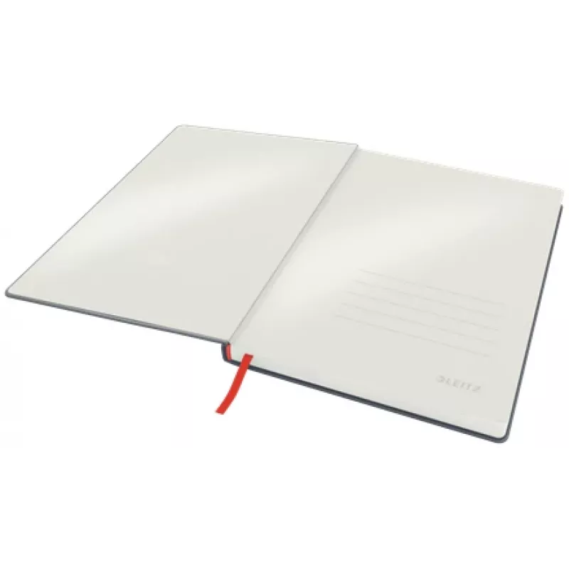 Leitz Cosy Notizbuch Soft Touch liniert mit Hardcover, Monochromatisch, Schwarz, B5, 80 Blatt, Matt, 100 g/m²