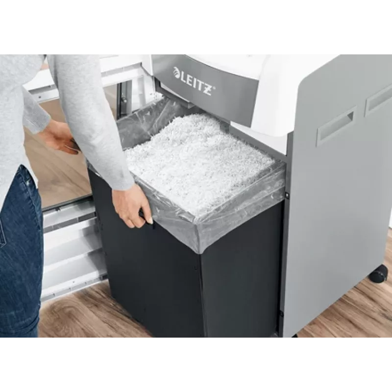 Leitz IQ Autofeed Polybags für Aktenvernichter Packung mit 20, Beutel, 175 L, Transparent, 300 mm, 1 mm, 500 mm