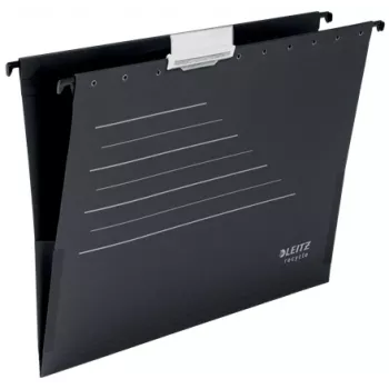Leitz Alpha® Recycle Karton-Hängetasche, A4, Schwarz, Karton, 80 g/m², 150 Blatt, 348 mm