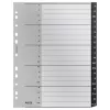 Leitz 12070000 Tab-Register Alphabetisches Tab-Register Polypropylen (PP) Schwarz, Weiß
