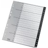 Leitz 12070000 Tab-Register Alphabetisches Tab-Register Polypropylen (PP) Schwarz, Weiß