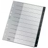 Leitz Recycle Index, PP, extrabreit, numerisches Register, Polypropylen (PP), Schwarz, Weiß, Hochformat, A4 Maxi, 160 g/m²
