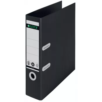Leitz 180° Recycle-Aktenordner, A4, Karton, Schwarz, 600 Blatt, 80 g/m², 320 mm