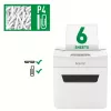 Leitz IQ Protect Premium Aktenvernichter 6X P4, 4 x 40 mm, 10 L, 100 Blatt, 55 dB, Touch, 6 Blatt