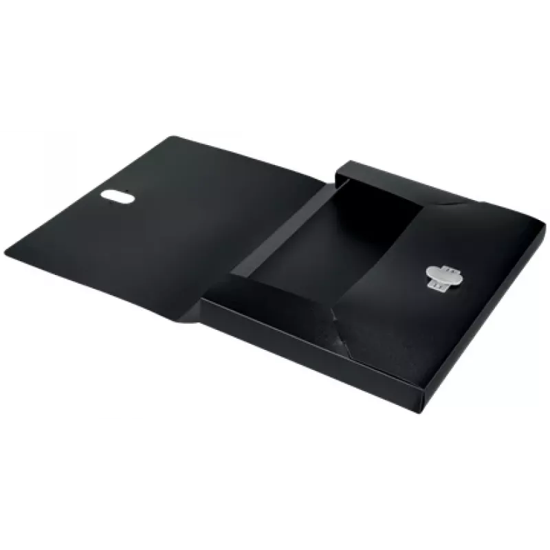 Leitz Recycle Box File, Unterschriftenmappe, A4, Polypropylen (PP), Schwarz, Matt, 250 Blatt