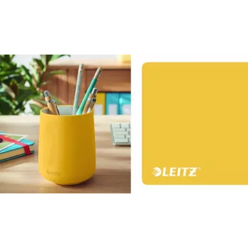 Leitz Cosy Stiftebecher, Gelb, Keramik, Junge/Mädchen, 8,7 cm, 105 mm, 240 g