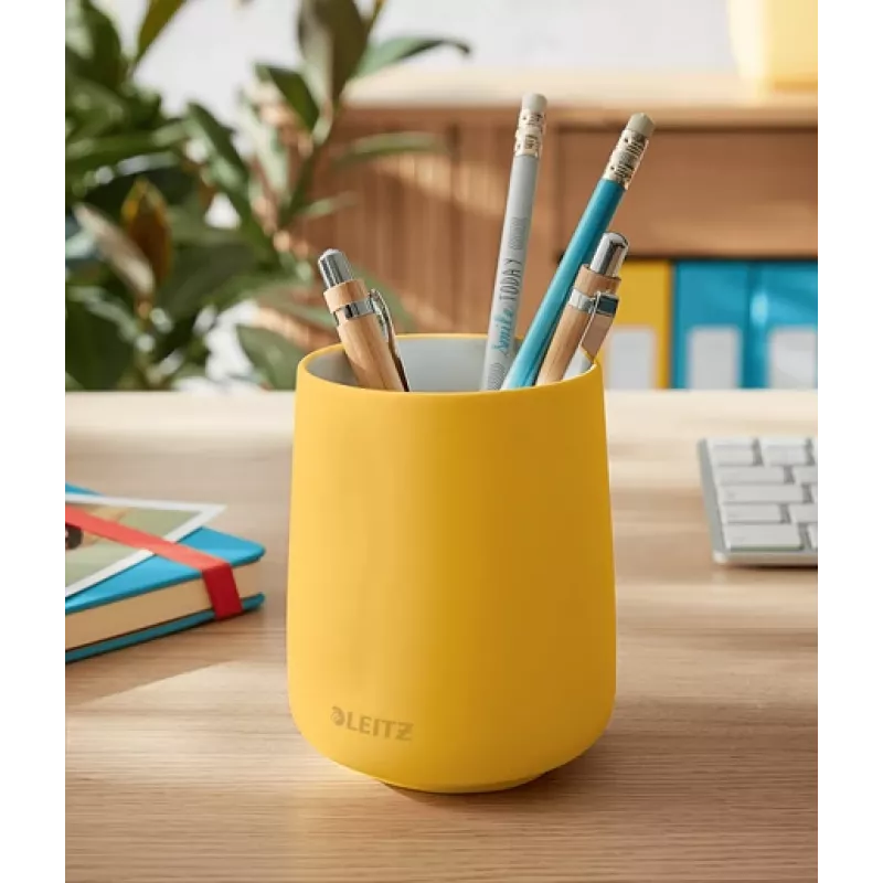 Leitz Cosy Stiftebecher, Gelb, Keramik, Junge/Mädchen, 8,7 cm, 105 mm, 240 g