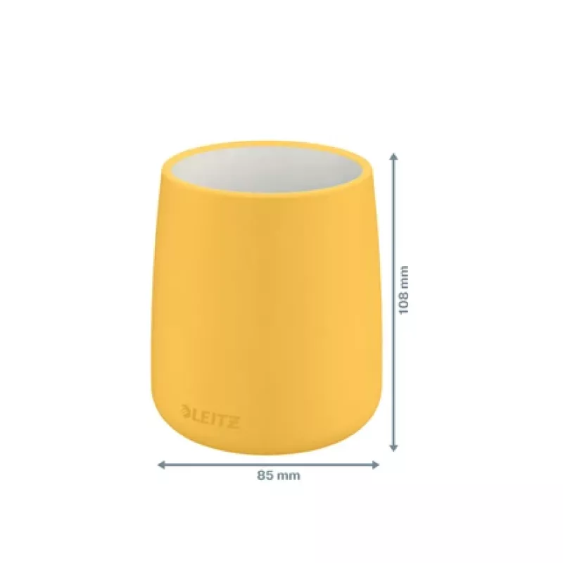 Leitz Cosy Stiftebecher, Gelb, Keramik, Junge/Mädchen, 8,7 cm, 105 mm, 240 g