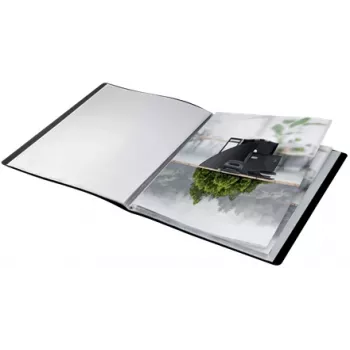 Leitz Recycle Displaybuch, Schwarz, Polypropylen (PP), 40 Taschen, Hochformat, A4, 231 mm