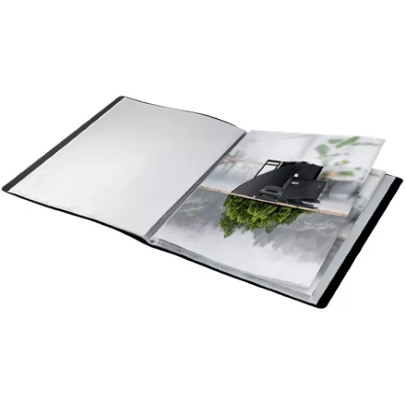 Leitz Recycle Displaybuch, Schwarz, Polypropylen (PP), 40 Taschen, Hochformat, A4, 231 mm