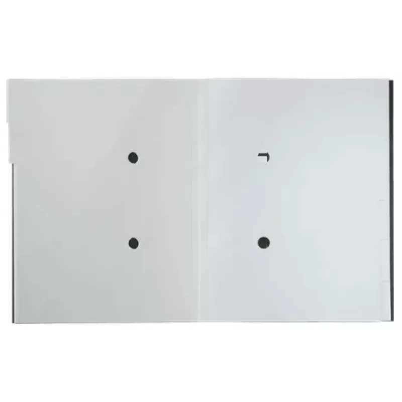 Leitz Recycle Karteikarten-Trennbuch, Unterschriftenmappe, A4, Karton, Schwarz, Matt, Gummiband