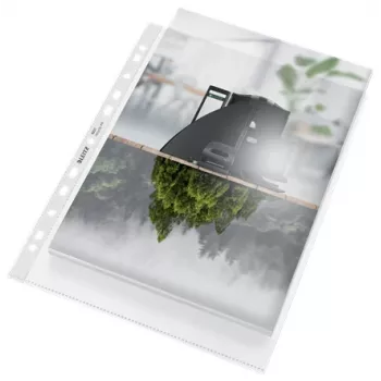 Leitz Recycle A4 Maxi-Pocket, 210 x 297 mm (A4), transparent, Polypropylen (PP), matt, Hochformat, 0,1 mm