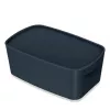 Leitz MyBox Cosy Small mit Deckel, Aufbewahrungsbox, Aufbewahrungsbox, Grau, Rechteckig, Kunststoff, Einfarbig, Innenbereich