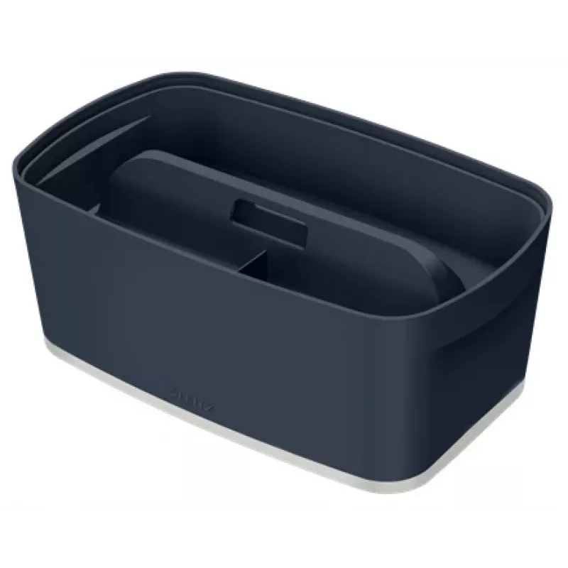Leitz MyBox Cosy Small mit Deckel, Aufbewahrungsbox, Aufbewahrungsbox, Grau, Rechteckig, Kunststoff, Einfarbig, Innenbereich