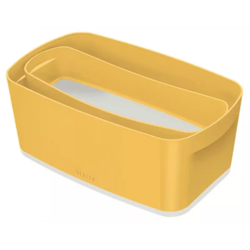 Leitz MyBox Cosy Ordnungsschale lang, Aufbewahrung, Aufbewahrungsbox, Gelb, Rechteckig, Kunststoff, Monochromatisch, 307 mm