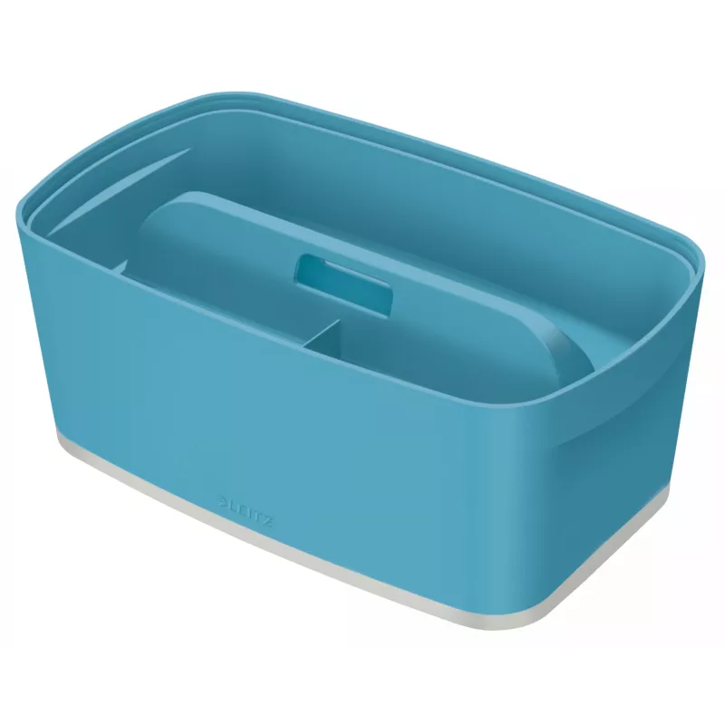 Leitz MyBox Cosy Ordnungsschale mit Griff, klein, Aufbewahrung, Blau, Kunststoff, 307 mm, 181 mm, 56 mm, 300 g
