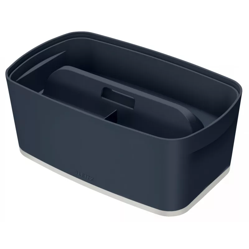 Leitz MyBox Cosy Ordnungsschale mit Griff Small, Aufbewahrung, Grau, Kunststoff, 307 mm, 181 mm, 56 mm, 300 g