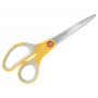 Leitz Cosy Titanium Büroschere 205 mm, Erwachsene, gerader Schnitt, Einfach, Grau, Gelb, Edelstahl, Büroschere