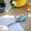 Leitz Cosy Titanium Büroschere 205 mm, Erwachsene, gerader Schnitt, Einzeln, Blau, Edelstahl, Büroschere
