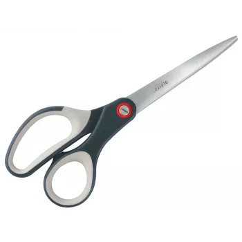 Leitz Cosy Titanium Büroschere 205 mm, Erwachsene, Gerader Schnitt, Einzeln, Grau, Edelstahl, Büroschere
