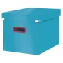 Leitz Click & Store Cosy Cube Large Aufbewahrungsbox, Aufbewahrungsbox, Blau, Rechteckig, Karton, Einfarbig, Innenbereich