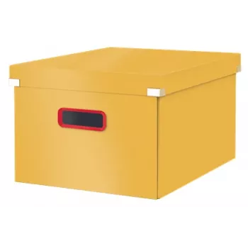Leitz Click & Store Cosy Medium Aufbewahrungsbox, Aufbewahrungsbox, Gelb, Rechteckig, Karton, Monochromatisch, Innenbereich