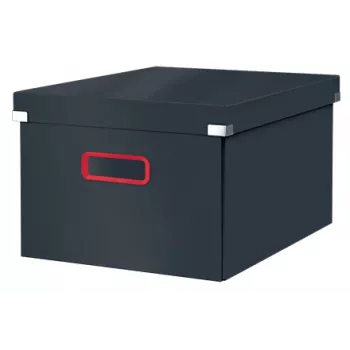 Leitz Click & Store Cosy Medium Storage Box, Aufbewahrungsbox, Grau, Rechteckig, Karton, Monochromatisch, Innenbereich