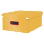 Leitz Click & Store Cosy große Aufbewahrungsbox, Aufbewahrungsbox, Gelb, Rechteckig, Karton, Monochromatisch, Innenbereich
