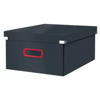Leitz Click & Store Cosy Large Aufbewahrungsbox, Aufbewahrungsbox, Grau, Rechteckig, Karton, Monochromatisch, Innenbereich
