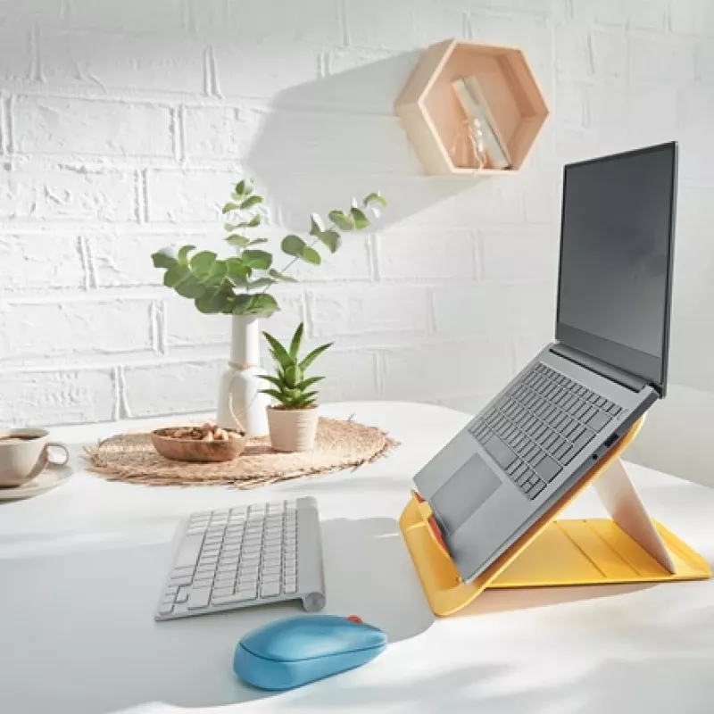 Leitz Ergo Cosy verstellbarer Laptop-Ständer, 80 % recycelter Kunststoff