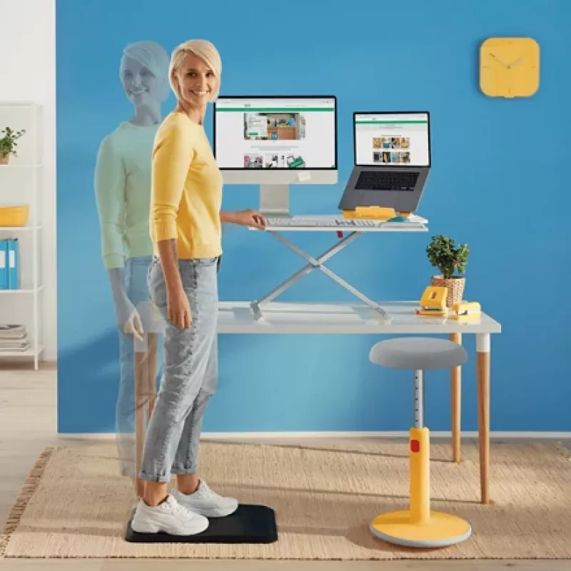 Leitz Ergo Cosy verstellbarer Laptop-Ständer, 80 % recycelter Kunststoff