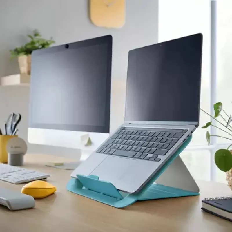 Leitz Ergo Cosy Verstellbarer Laptopständer, 80 % recyceltes Plastik
