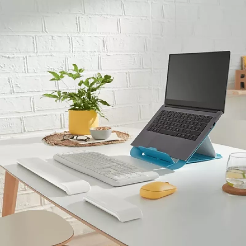 Leitz Ergo Cosy Verstellbare Tastatur-Handballenauflage, Grau, 71 mm, 22 mm, 437 mm, 790 g, 71 x 22 x 437 mm