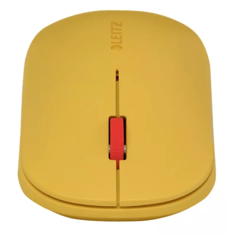 Leitz Cosy Funkmaus, beidhändig, RF Wireless + Bluetooth, 4000 DPI, Orange