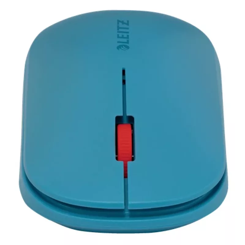Leitz Cosy Funkmaus, beidhändig, RF Wireless + Bluetooth, 4000 DPI, Blau