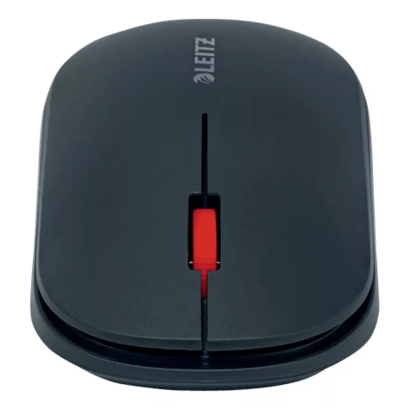 Leitz Cosy kabellose Maus, beidhändig, RF Wireless + Bluetooth, 4000 DPI, Grau