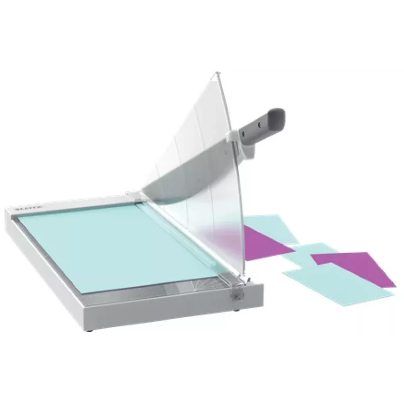 Leitz Precision Office Papierschneider A3, 15 Blatt, Edelstahl, A3, 80 g/m², Glas, Edelstahl, Anthrazit