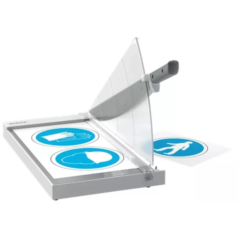 Leitz Precision Office Papierschneider A3, 15 Blatt, Edelstahl, A3, 80 g/m², Glas, Edelstahl, Anthrazit