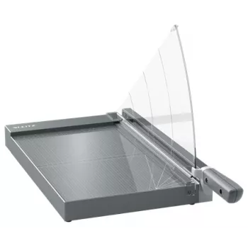 Leitz Precision Office Pro Papierschneider A4+, 25 Blatt, Edelstahl, A4 Maxi, 80 g/m², Aluminium, Glas, Edelstahl, Anthrazit
