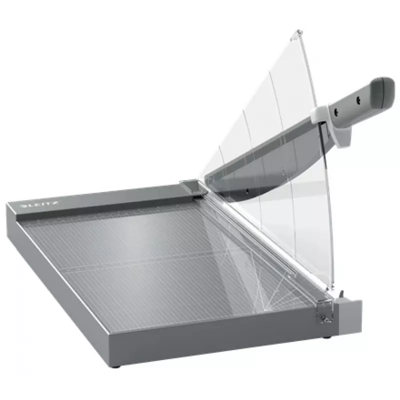 Leitz Precision Office Pro Papierschneider A4+, 25 Blatt, Edelstahl, A4 Maxi, 80 g/m², Aluminium, Glas, Edelstahl, Anthrazit