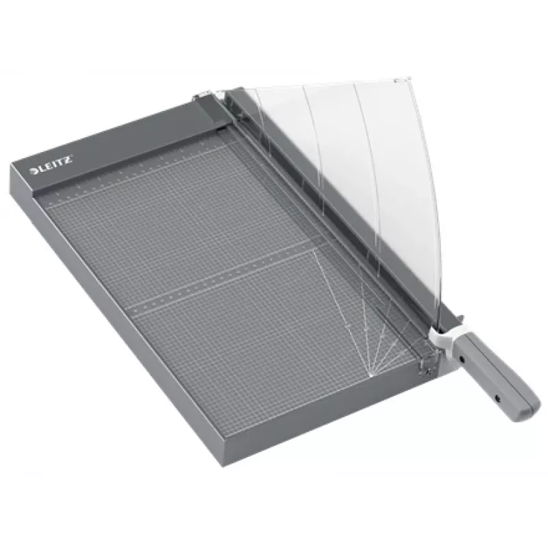 Leitz Precision Office Pro Papierschneider A4+, 25 Blatt, Edelstahl, A4 Maxi, 80 g/m², Aluminium, Glas, Edelstahl, Anthrazit