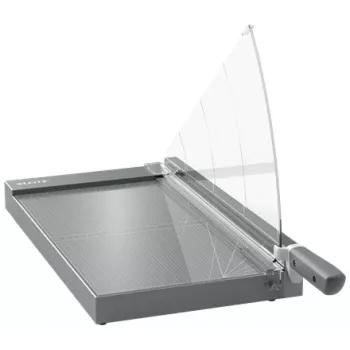 Leitz Precision Office Pro Papierschneider A3, 25 Blatt, Edelstahl, A3, 80 g/m², Aluminium, Glas, Edelstahl, Anthrazit